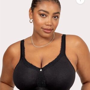 Curvy Couture Cotton Deluxe Unlined Wireless Bra
